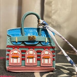 Colorful Miniature Handbag Charm